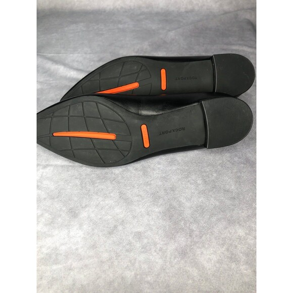 Rockport Adelyn Ballet total motion shoe black leather size 5 - Picture 4 of 6